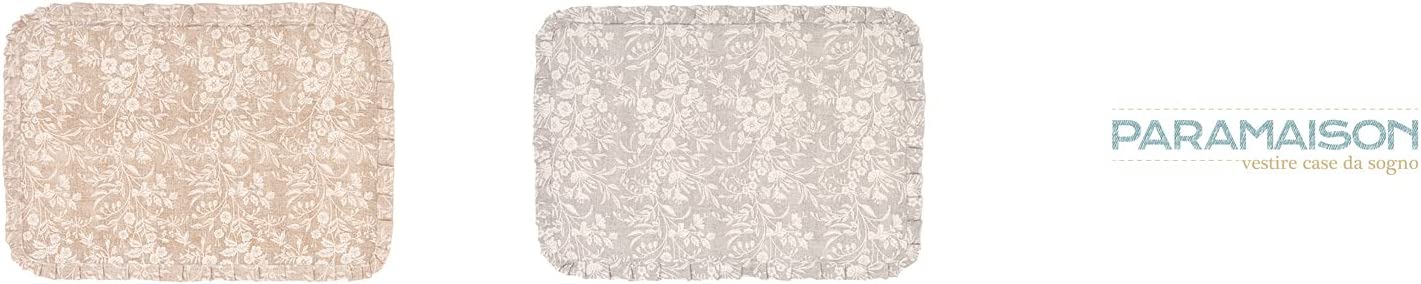 Set Copriforno e Coprifornello Imbottito rettangolare Lavabile linea Shabby Chic fantasia Edera