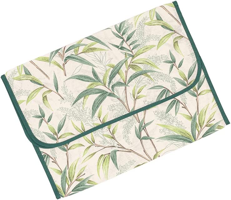 Runner 40x140 marrone e verde per tavoli credenze comodini ingresso linea Shabby Chic Ulivo