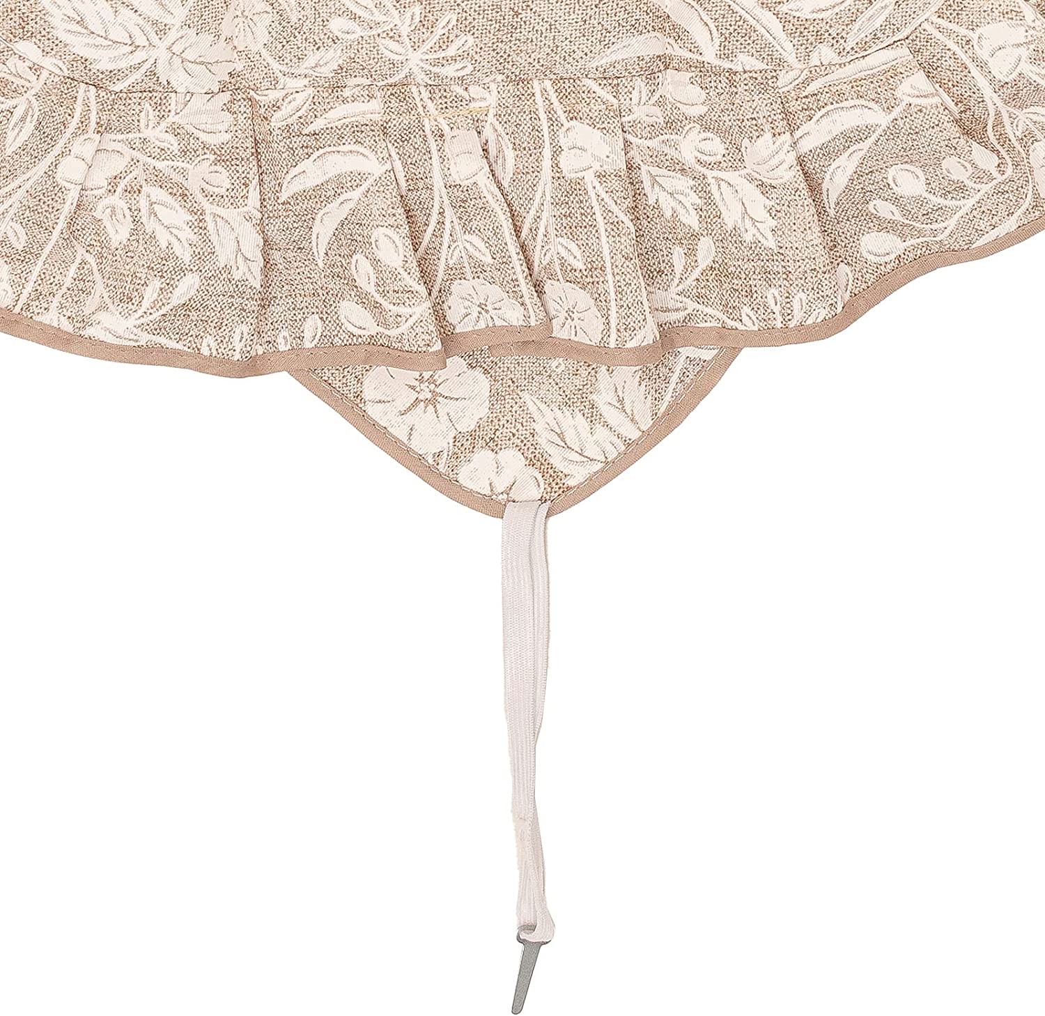 Cuscini Coprisedia 40x40 cm 4 alette cotone poliestere Trapuntato Shabby Chic Set 2 pezzi fantasia Edera