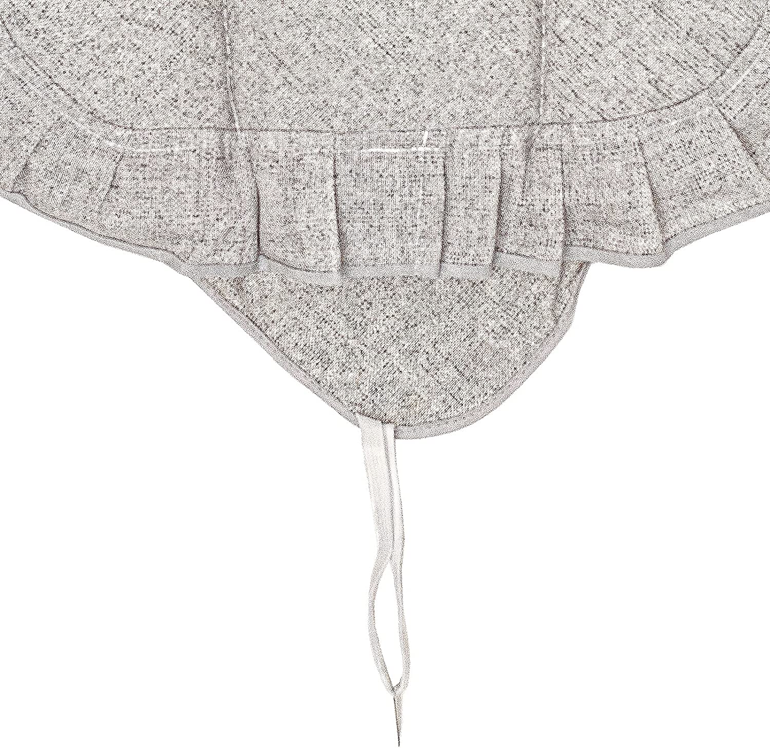 Cuscini Coprisedia Shabby Chic Melange, Set da 2 pezzi, Trapuntato, Imbottito, Fissaggio con 4 Alette, 40x40 cm, Vari Colori