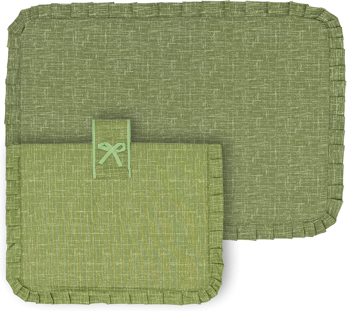 Copriforno e Coprifornello moderni giallo marrone verde linea Shabby Chic Imbottiti