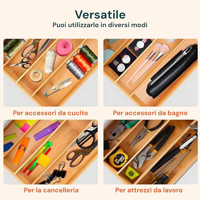 Porta Capsule e Cialde in Bamboo con Cassetto – Organizer Caffè Moderno con Piano in Vetro Temperato Marmorizzato (Bianco/Nero) 30×30×10 cm