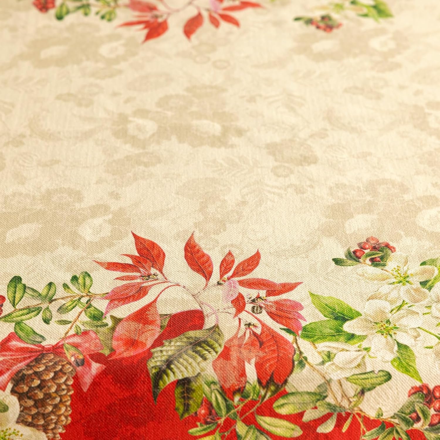 Tovaglia Gobelin Montmartre Posti Rettangolare Jacquard Natalizia Made in Italy Varie misure