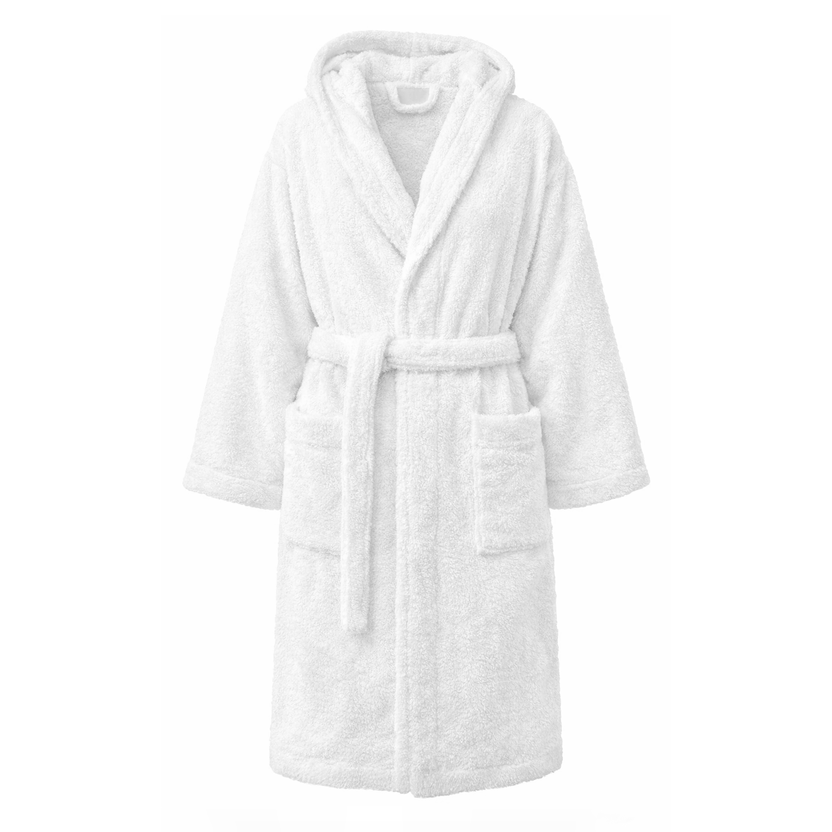 Accappatoio Uomo Donna Marte 100% Cotone Spugna 420 g/m² con Cappuccio Tasche e Cintura Morbido Assorbente Taglie S XXL Vari Colori