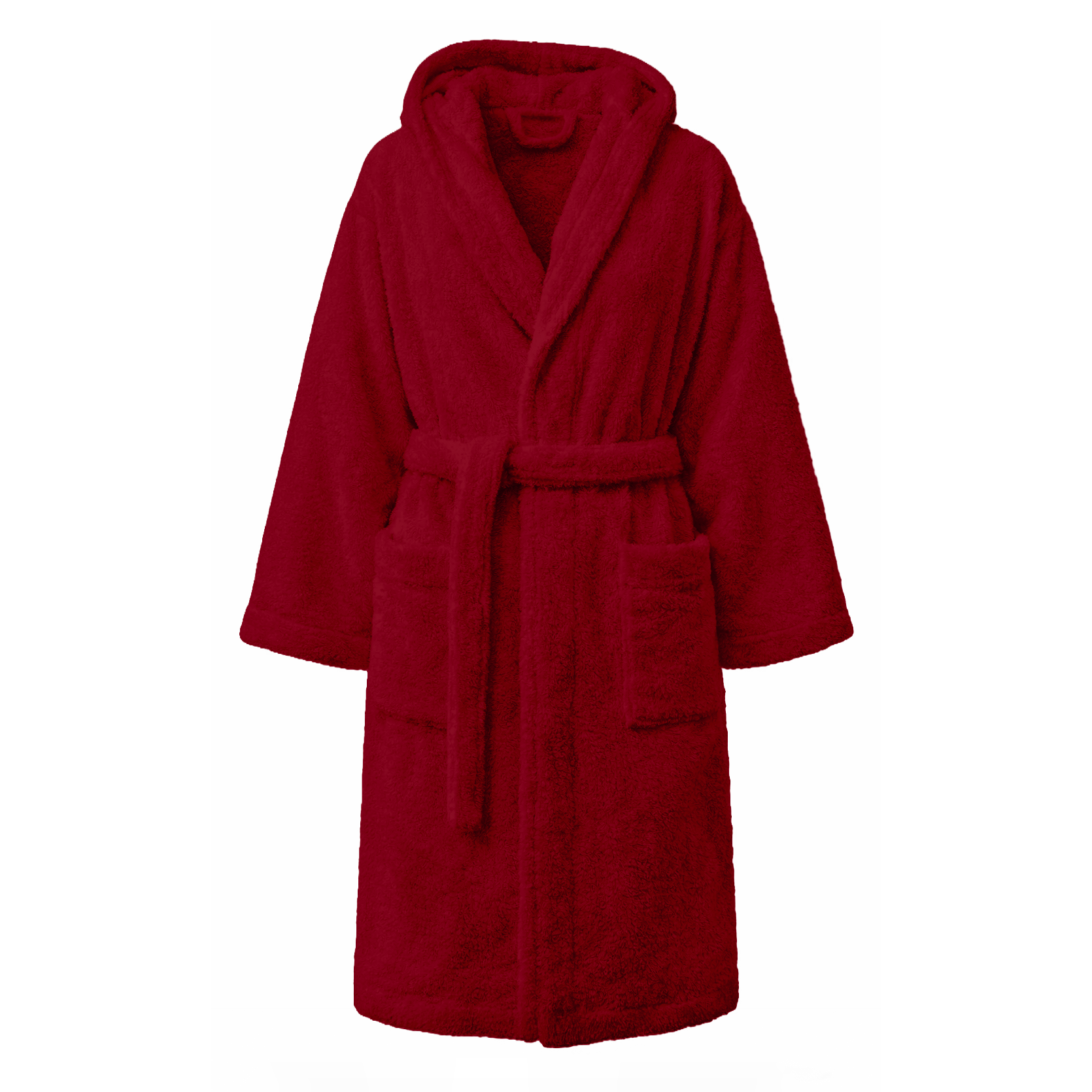 Accappatoio Uomo Donna Marte 100% Cotone Spugna 420 g/m² con Cappuccio Tasche e Cintura Morbido Assorbente Taglie S XXL Vari Colori