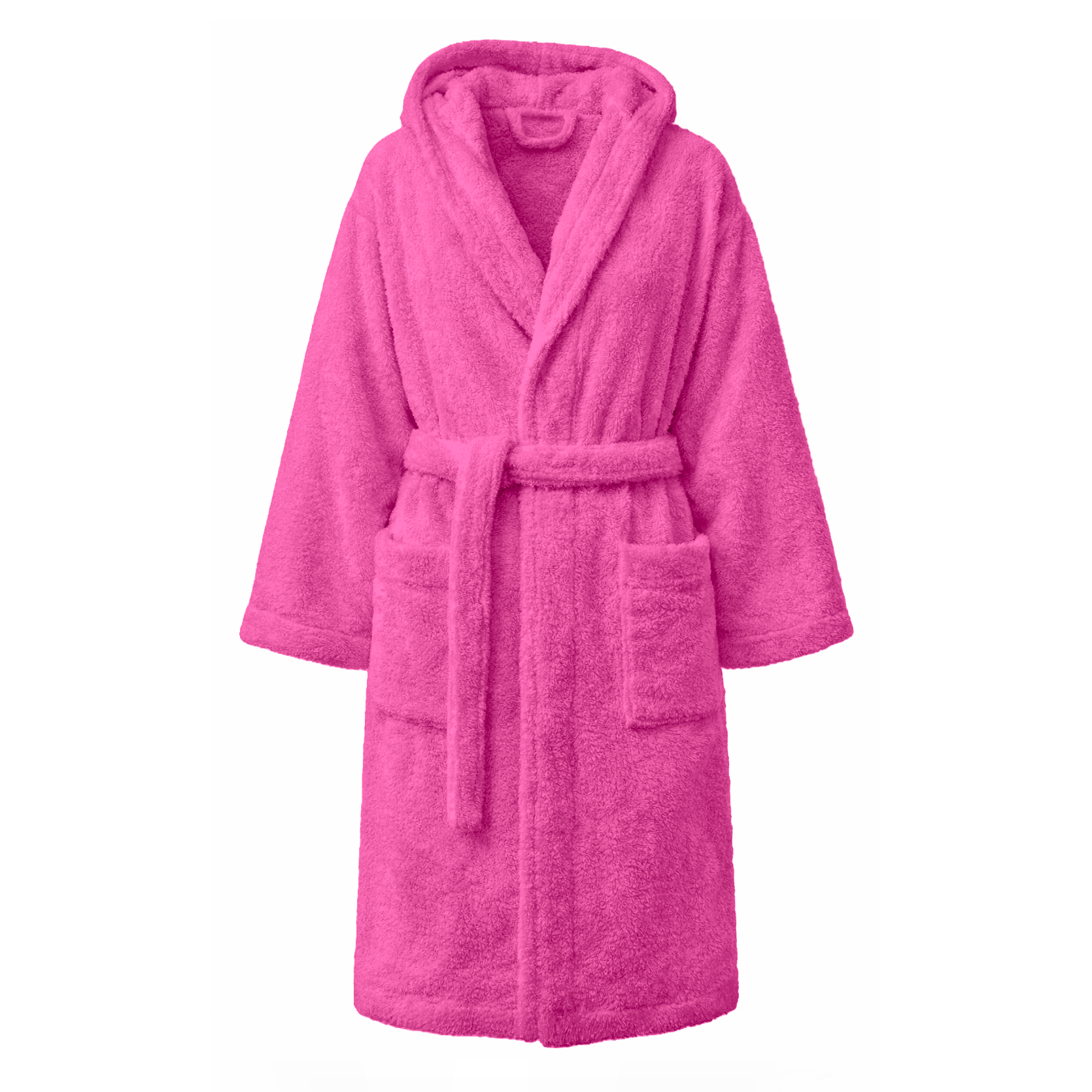 Accappatoio Uomo Donna Marte 100% Cotone Spugna 420 g/m² con Cappuccio Tasche e Cintura Morbido Assorbente Taglie S XXL Vari Colori