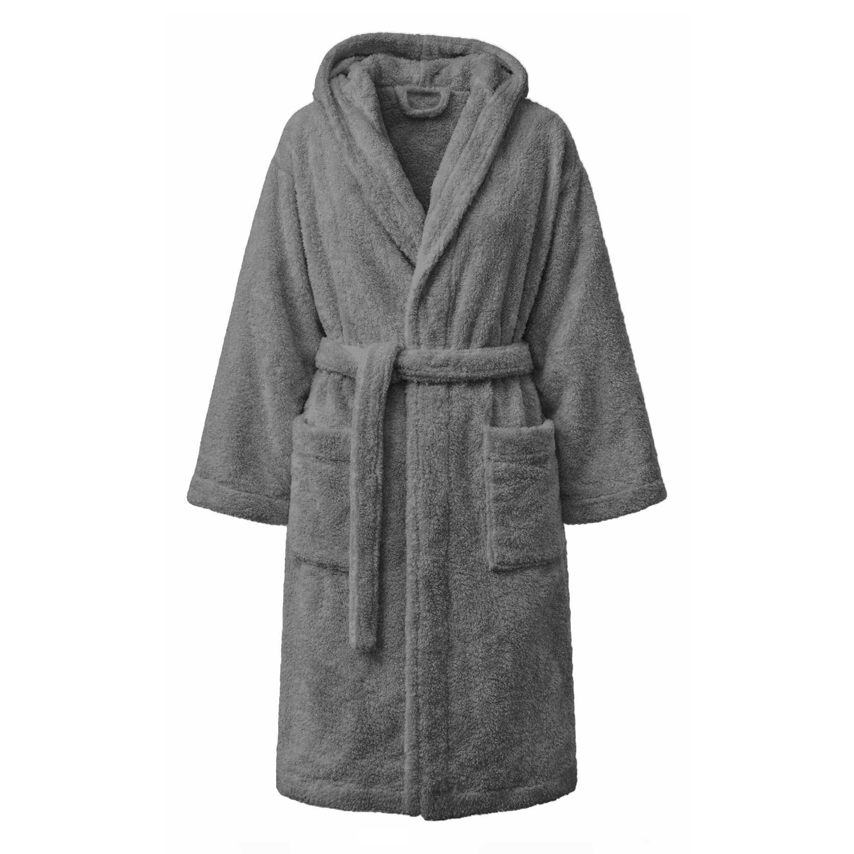 Accappatoio Uomo Donna Marte 100% Cotone Spugna 420 g/m² con Cappuccio Tasche e Cintura Morbido Assorbente Taglie S XXL Vari Colori