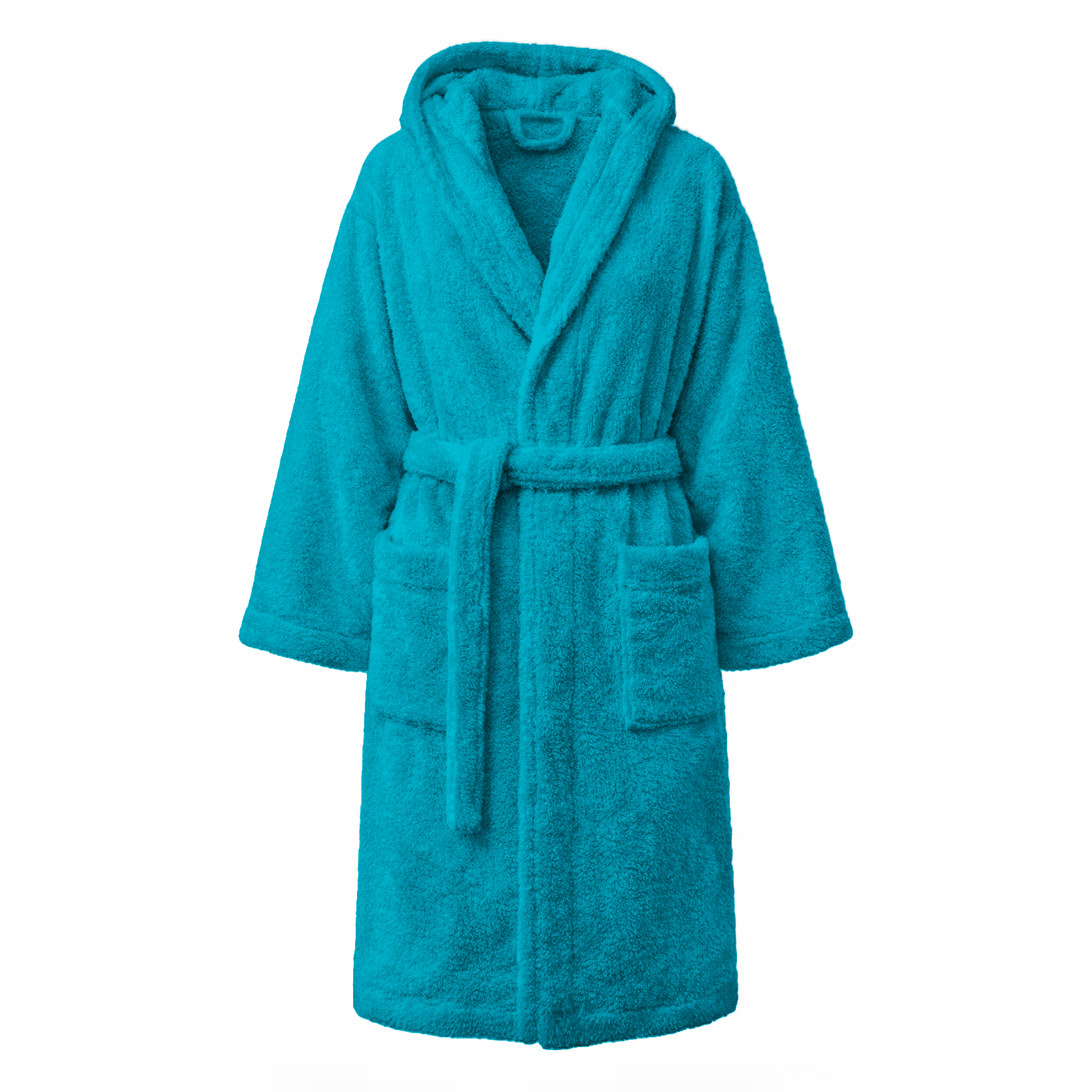 Accappatoio Uomo Donna Marte 100% Cotone Spugna 420 g/m² con Cappuccio Tasche e Cintura Morbido Assorbente Taglie S XXL Vari Colori