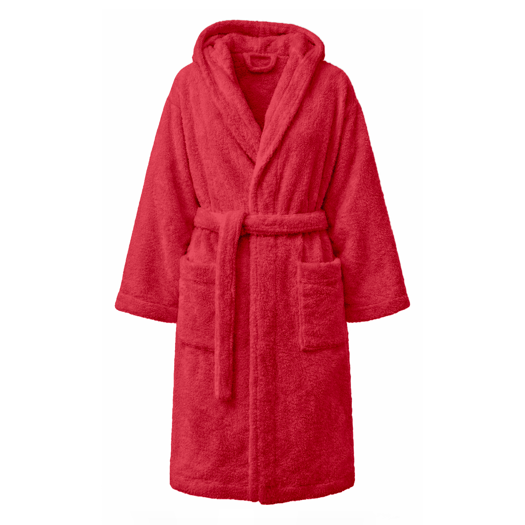 Accappatoio Uomo Donna Marte 100% Cotone Spugna 420 g/m² con Cappuccio Tasche e Cintura Morbido Assorbente Taglie S XXL Vari Colori