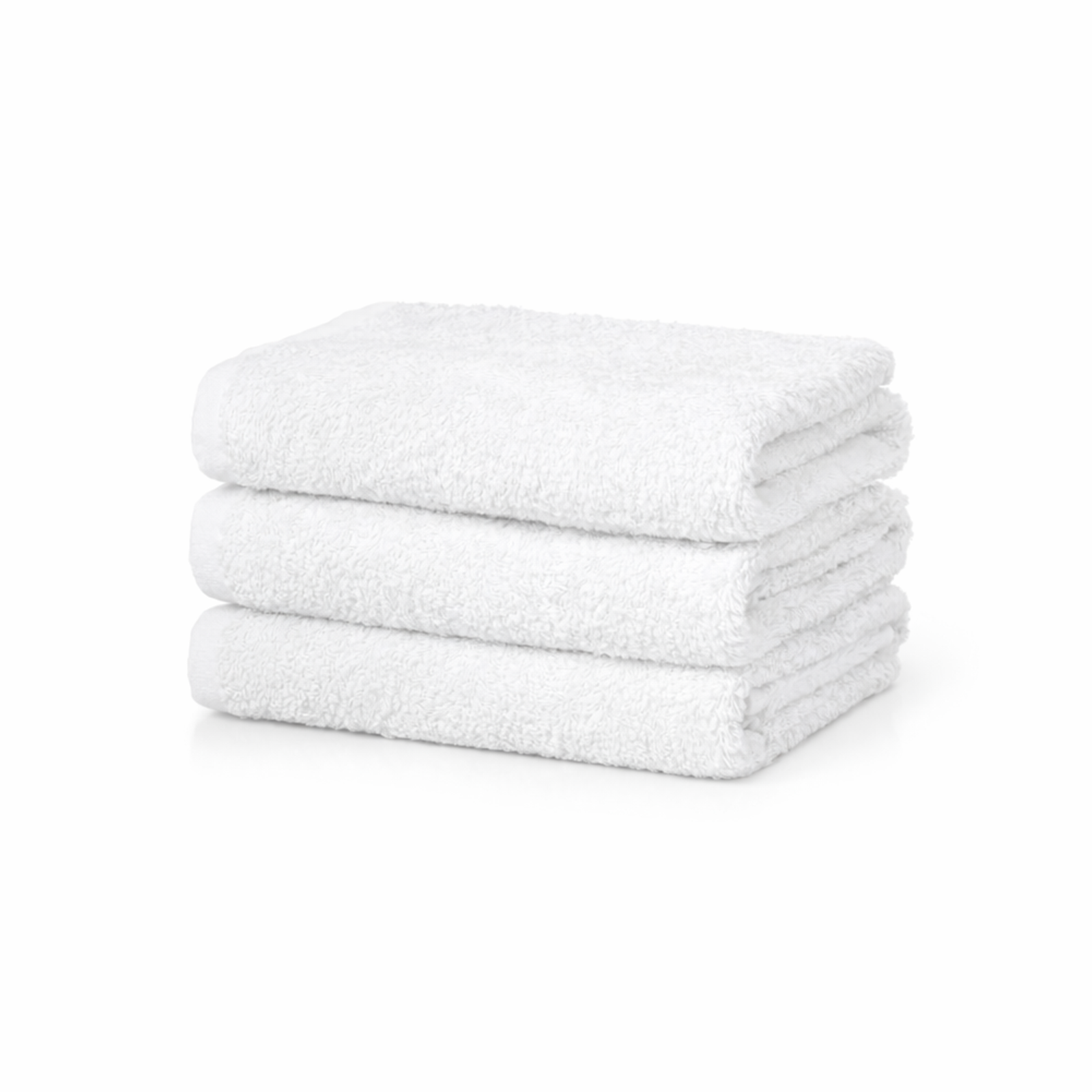 Asciugamani Piccoli in Spugna di Cotone 50x30 cm 420 gr/m² – Professionali per Barbiere, Parrucchiere, Centro Estetico e Palestra – Bianco e Nero