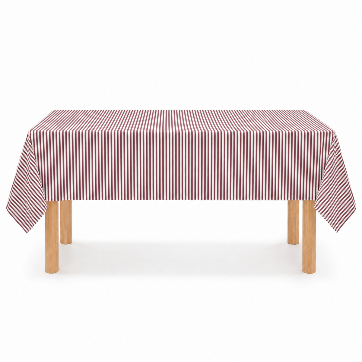 Tovaglia a Righe Country Tinto in Filo 50% Cotone 50% Poliestere  Riga 0,5 cm Rettangolare e Quadrata da 4 a 30 Posti Tavolo Buffet Vari Colori