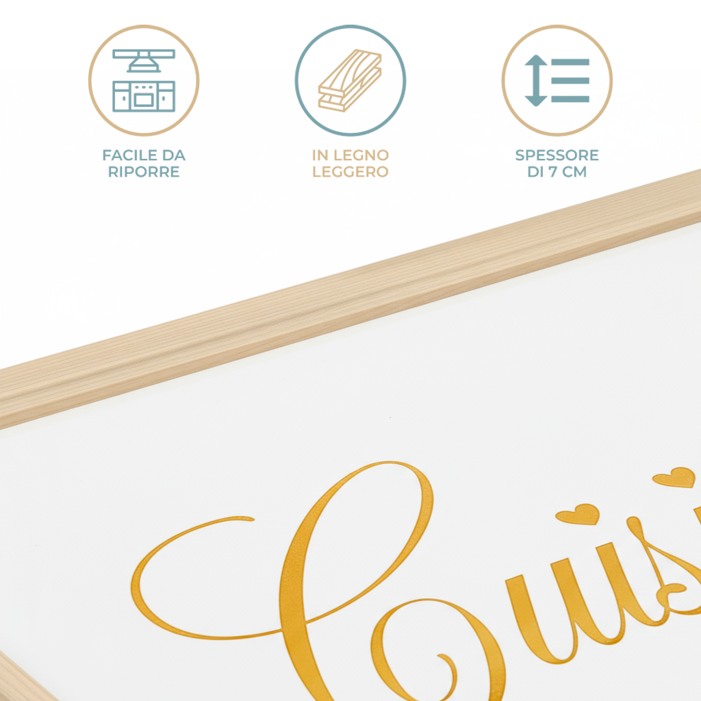 Coprifornello in legno marmorizzato Cousine Made in Italy Varie misure