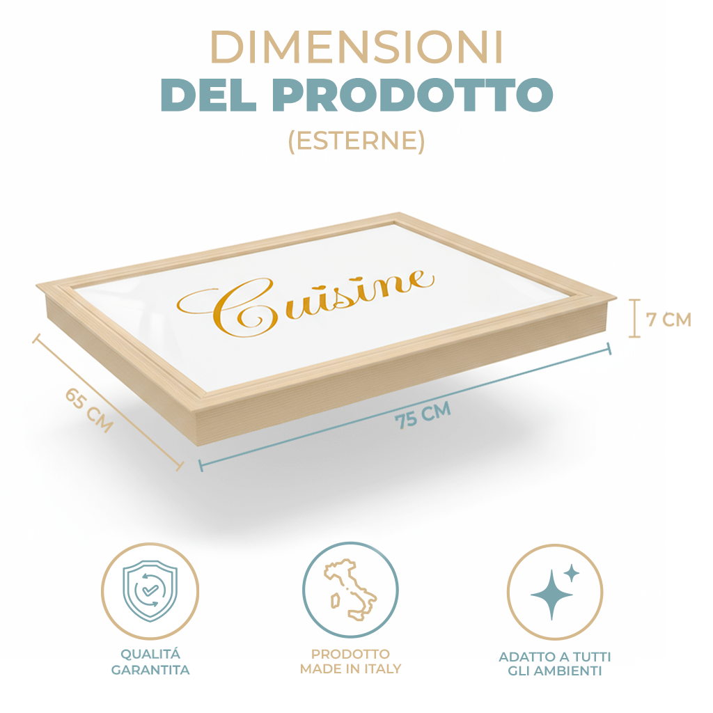 Coprifornello in legno con Plexiglas marmorizzato Cousine Made in Italy Varie misure