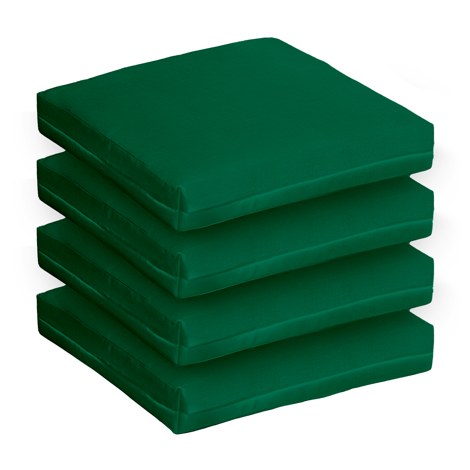 Set 4 Cuscini da Esterno per Salottino in Rattan 58×51 cm – Sfoderabili, Tessuto in Poliestere, Spessore 5 cm, Made in Italy