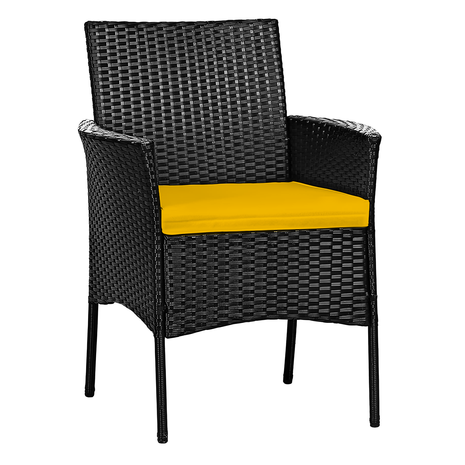 Coppia di Cuscini Outdoor per Sedute Salottino in Rattan 58×51 cm – Rivestimento Rimovibile, Imbottitura Comfort 5 cm, Produzione Italiana