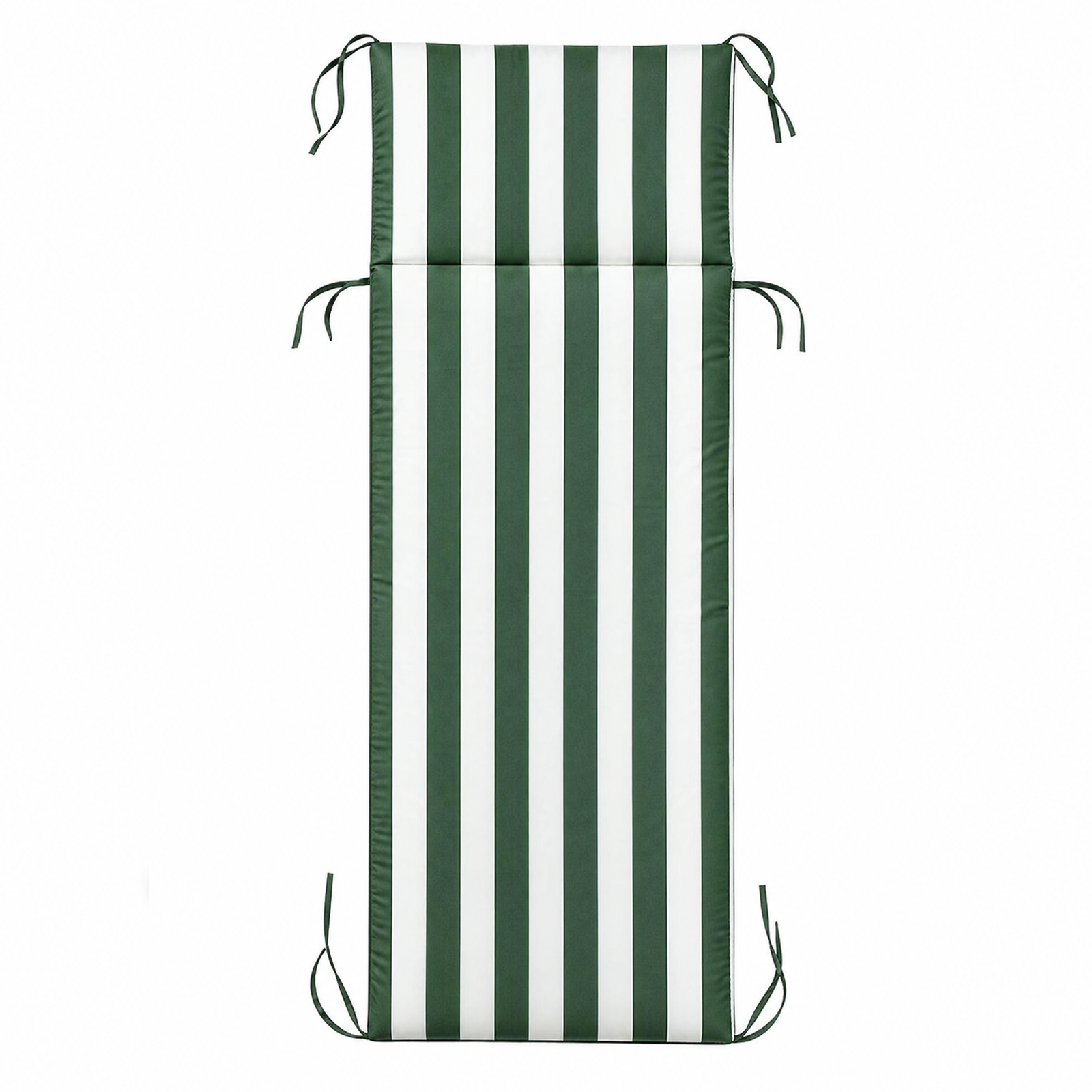 Cuscino per Lettino da Esterno Materassino Imbottito 60x190 cm con Laccetti Vari colori