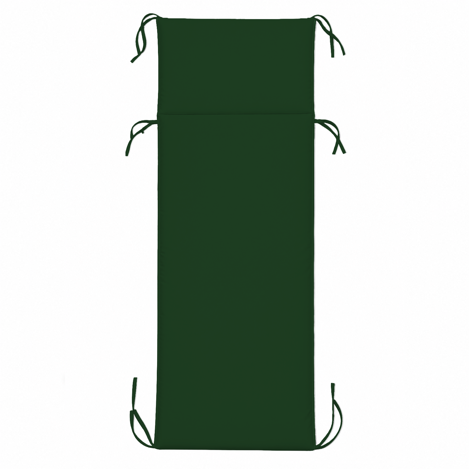 Cuscino per Lettino da Esterno Materassino Imbottito 60x190 cm con Laccetti Vari colori