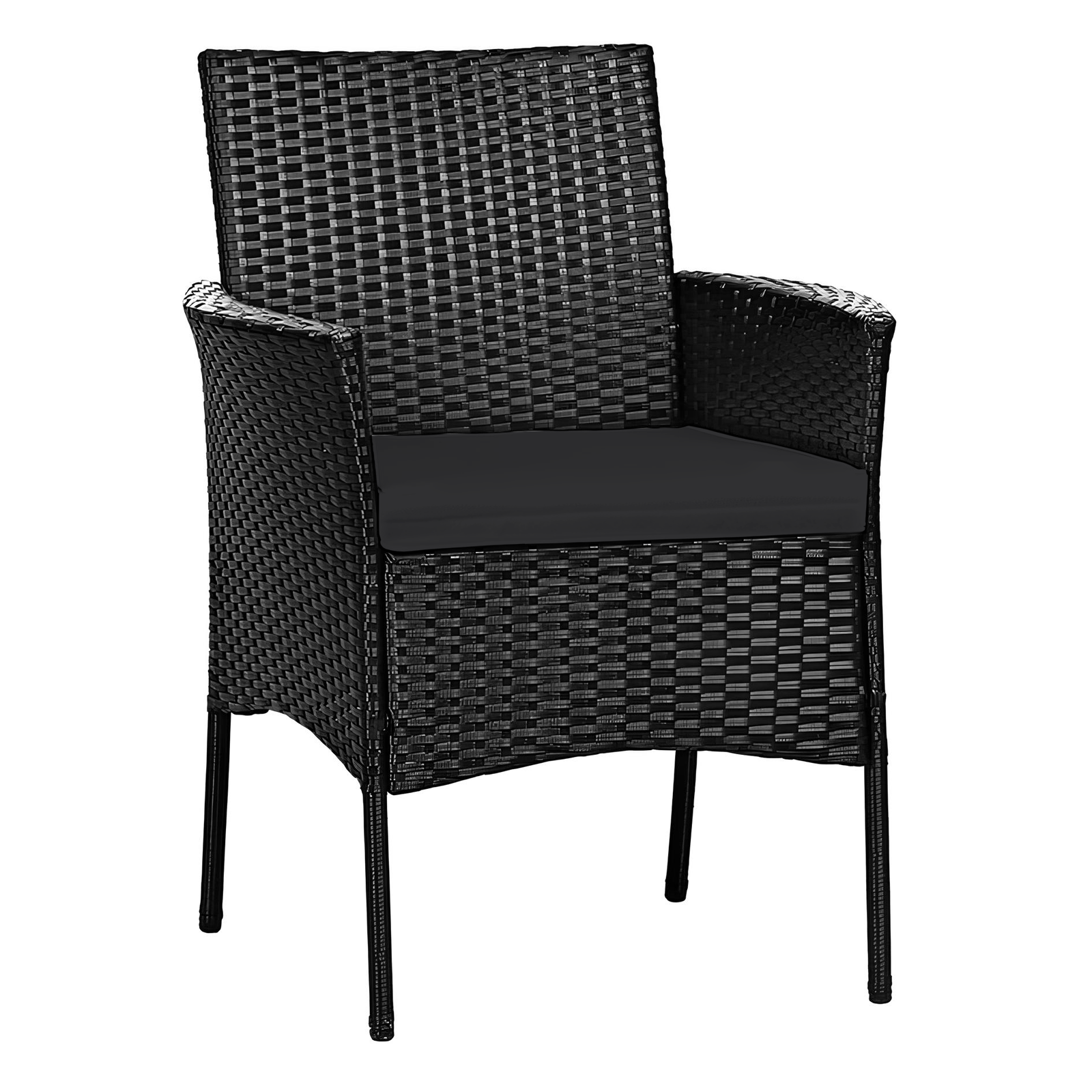 Coppia di Cuscini Outdoor per Sedute Salottino in Rattan 58×51 cm – Rivestimento Rimovibile, Imbottitura Comfort 5 cm, Produzione Italiana