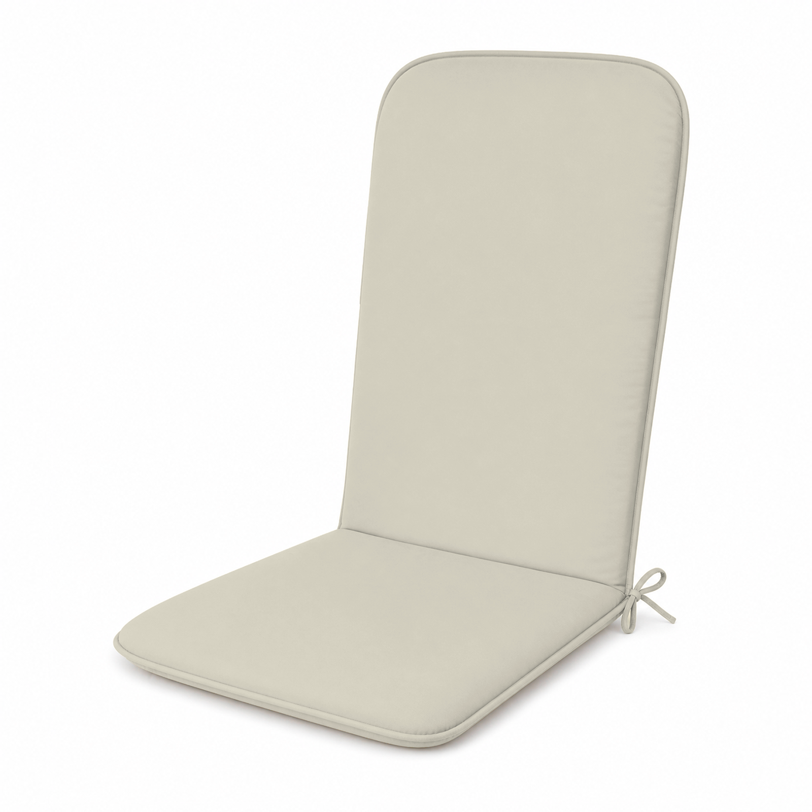 Cuscino Copri Sedia Sdraio da Giardino 45x120 cm Imbottito con Elastico e Lacci Tessuto Cotone/Poliestere per Esterno Ideale per Patio Piscina e Campeggio Vari colori
