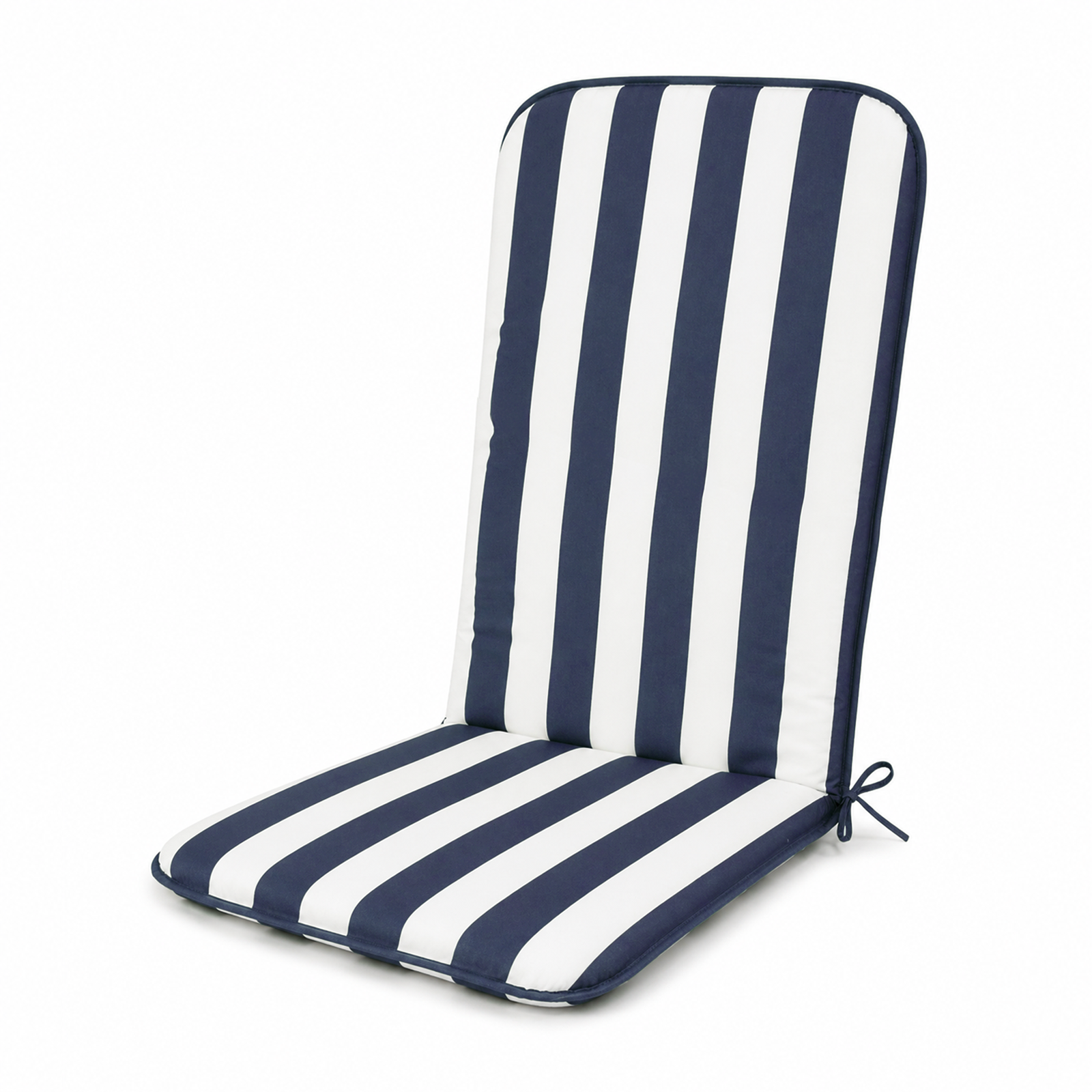 Cuscino Copri Sedia Sdraio da Giardino 45x120 cm Imbottito con Elastico e Lacci Tessuto Cotone/Poliestere per Esterno Ideale per Patio Piscina e Campeggio Vari colori