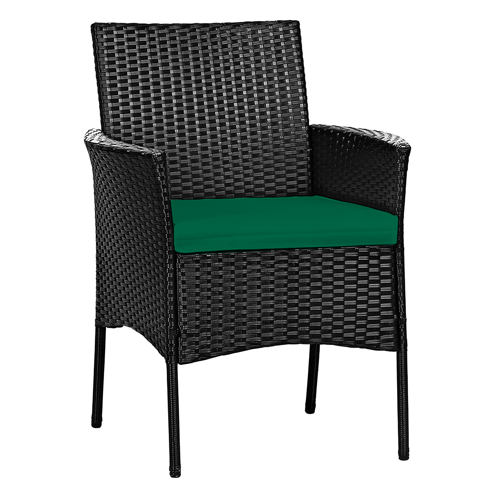 Coppia di Cuscini Outdoor per Sedute Salottino in Rattan 58×51 cm – Rivestimento Rimovibile, Imbottitura Comfort 5 cm, Produzione Italiana