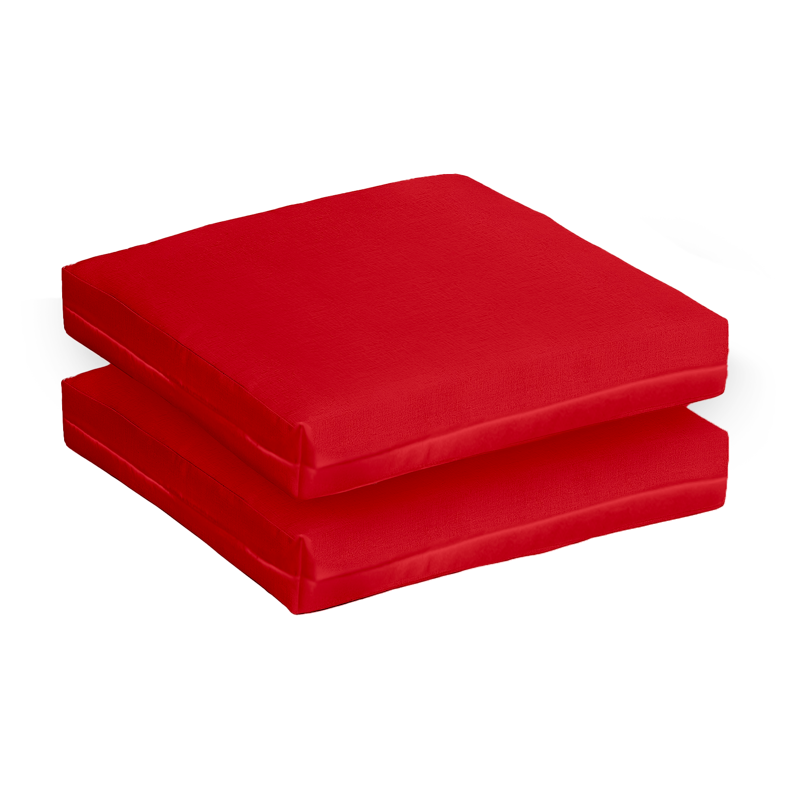 Coppia di Cuscini Outdoor per Sedute Salottino in Rattan 58×51 cm – Rivestimento Rimovibile, Imbottitura Comfort 5 cm, Produzione Italiana