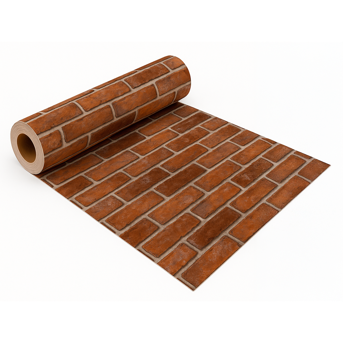 Carta da Parati Autoadesiva Effetto Mattone Vintage – Vinile Lavabile 120×280 cm | Finta Pietra per Pareti, Cucina e Arredi