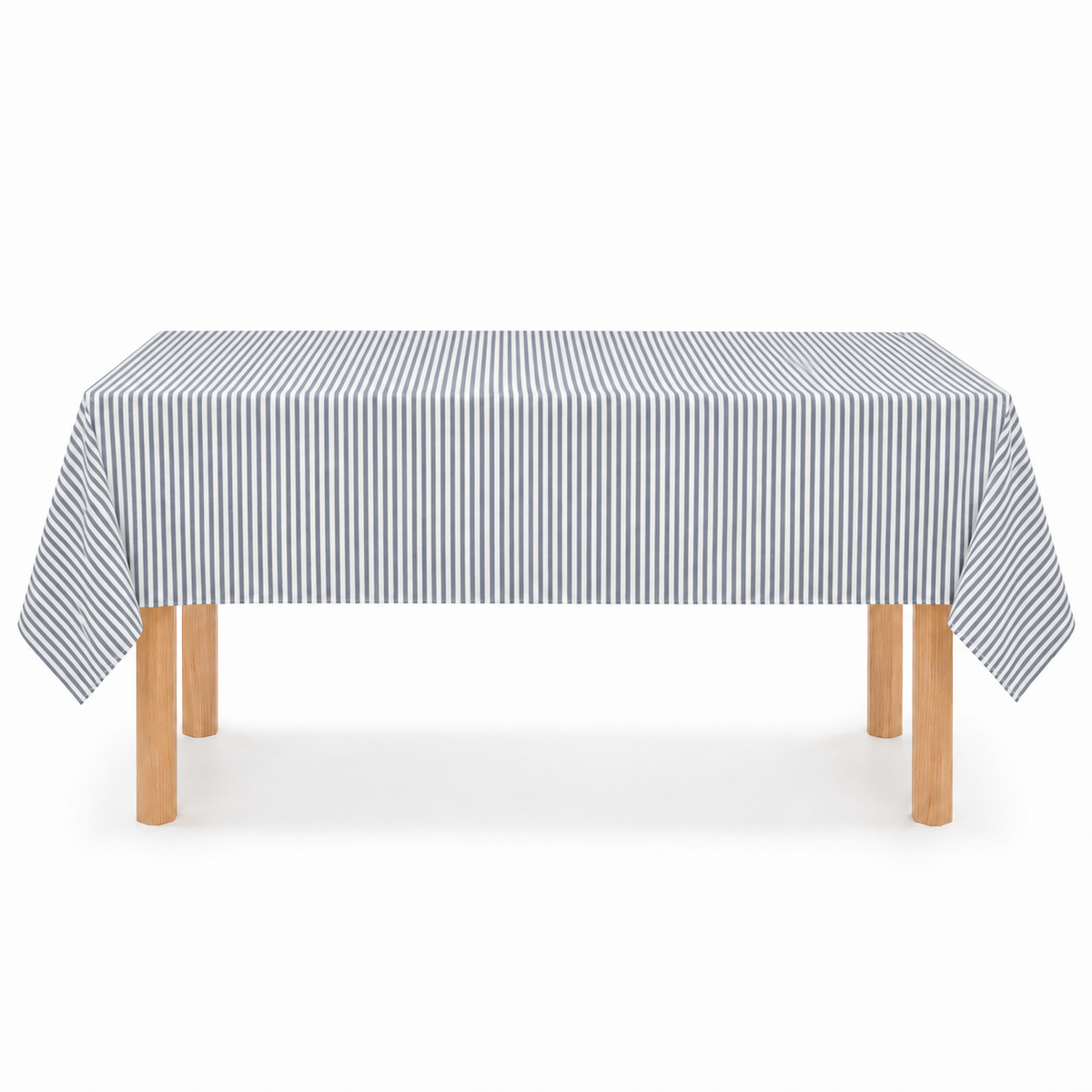 Tovaglia a Righe Country Tinto in Filo 50% Cotone 50% Poliestere  Riga 0,5 cm Rettangolare e Quadrata da 4 a 30 Posti Tavolo Buffet Vari Colori