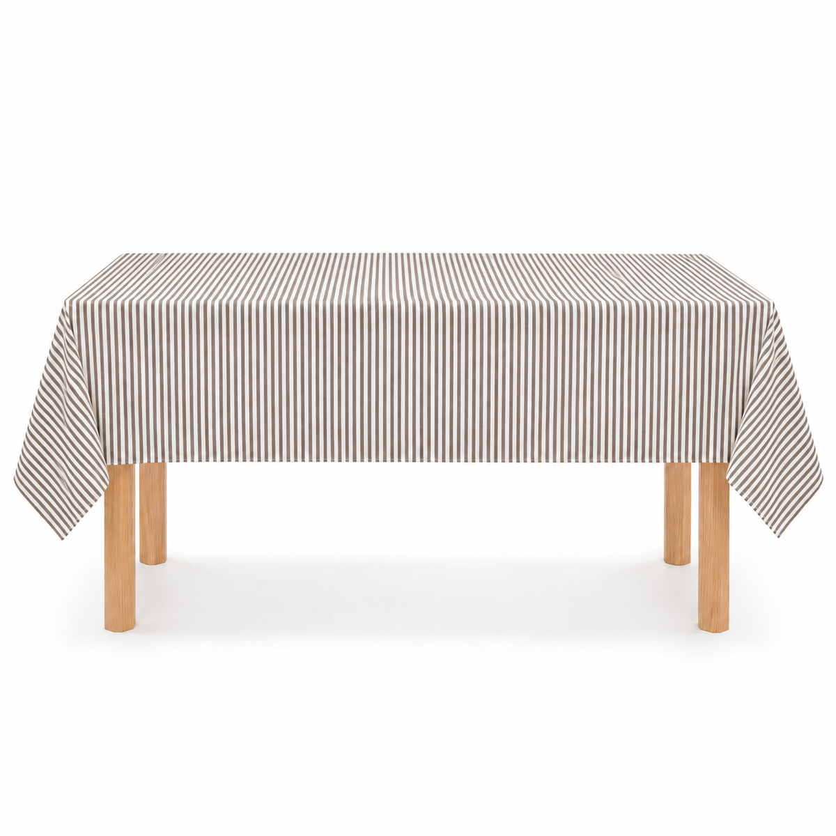 Tovaglia a Righe Country Tinto in Filo 50% Cotone 50% Poliestere  Riga 0,5 cm Rettangolare e Quadrata da 4 a 30 Posti Tavolo Buffet Vari Colori