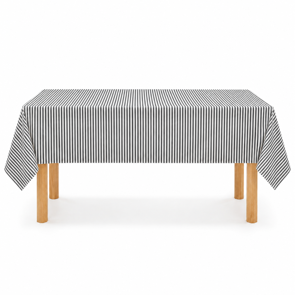 Tovaglia a Righe Country Tinto in Filo 50% Cotone 50% Poliestere  Riga 0,5 cm Rettangolare e Quadrata da 4 a 30 Posti Tavolo Buffet Vari Colori