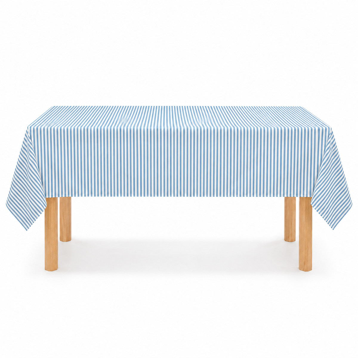 Tovaglia a Righe Country Tinto in Filo 50% Cotone 50% Poliestere  Riga 0,5 cm Rettangolare e Quadrata da 4 a 30 Posti Tavolo Buffet Vari Colori