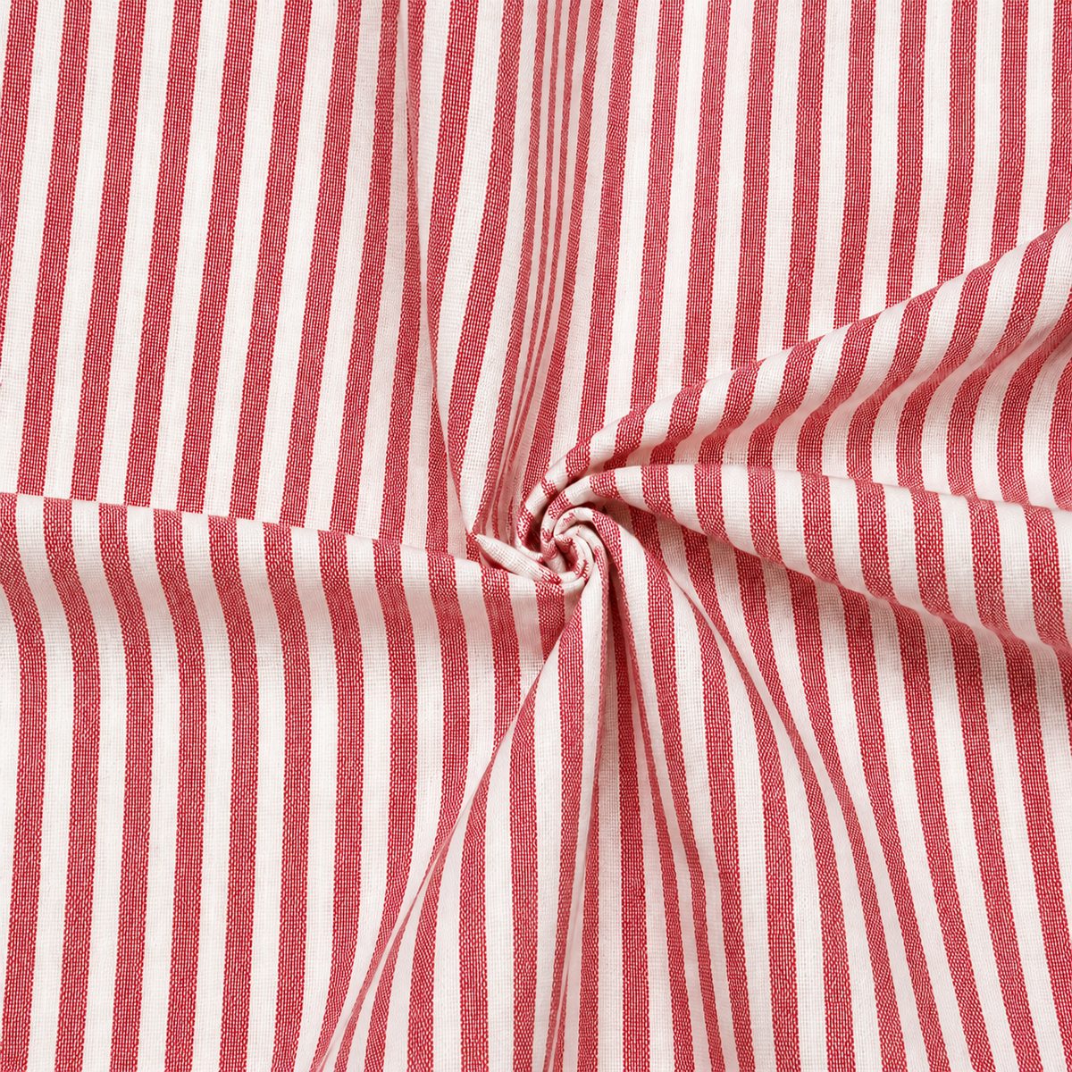 Tessuto a Metro Tinto in Filo a Righe Country 0,5 cm Altezza 280 cm misto cotone Vari Colori