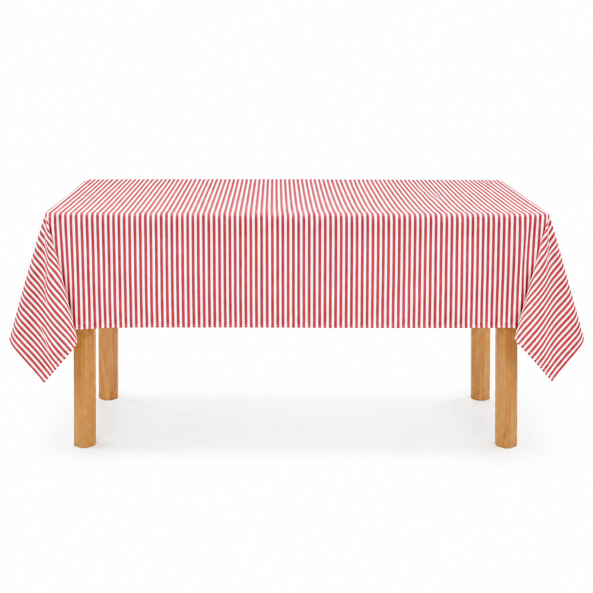 Tovaglia a Righe Country Tinto in Filo 50% Cotone 50% Poliestere  Riga 0,5 cm Rettangolare e Quadrata da 4 a 30 Posti Tavolo Buffet Vari Colori
