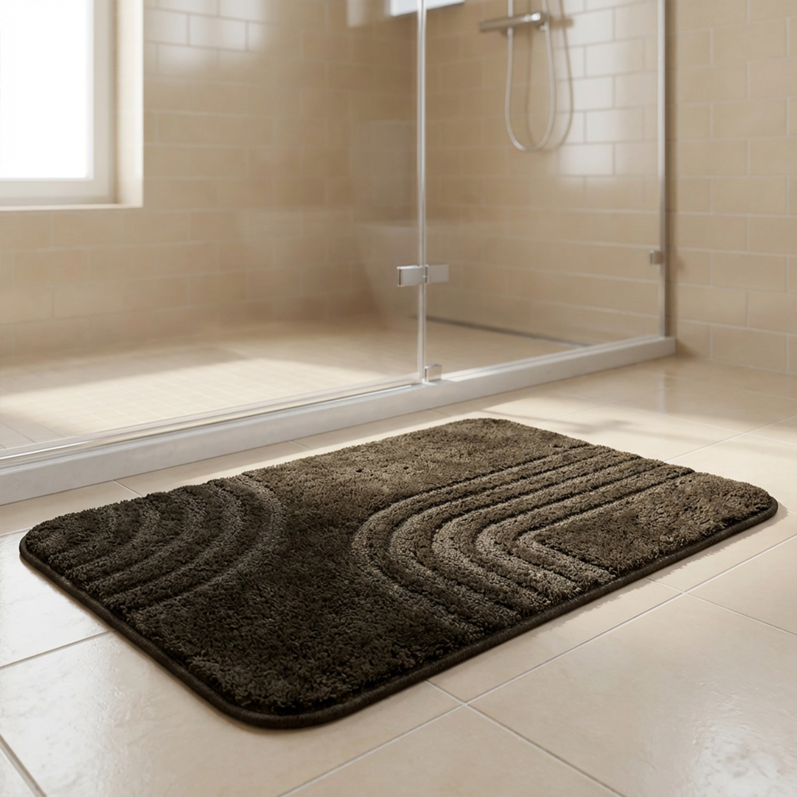 Tappeto Bagno Antiscivolo 50x80 cm Morbido in Polipropilene 100% Made in Italy Comfort e Sicurezza per il Tuo Bagno
