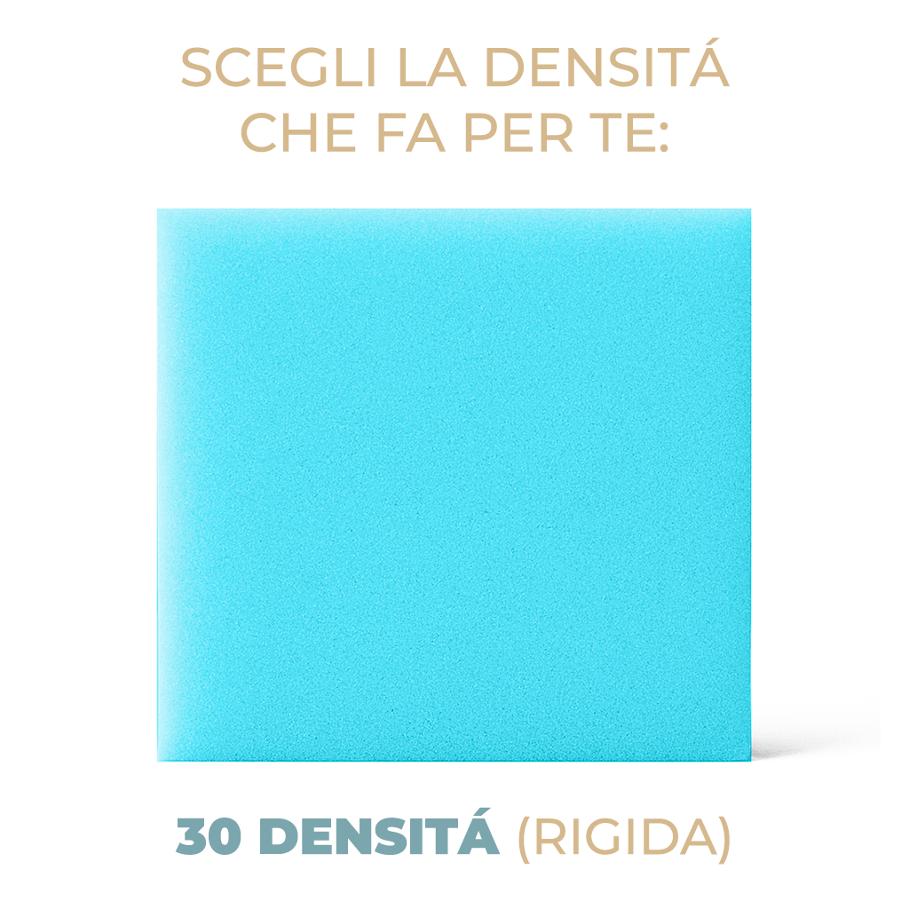 Lastra Gommapiuma in Poliuretano Espanso Densità 30  Spessore 5/10/12/15 cm  Misura 60×60 cm Ideale per Cuscini Divani Sedute e Bancali