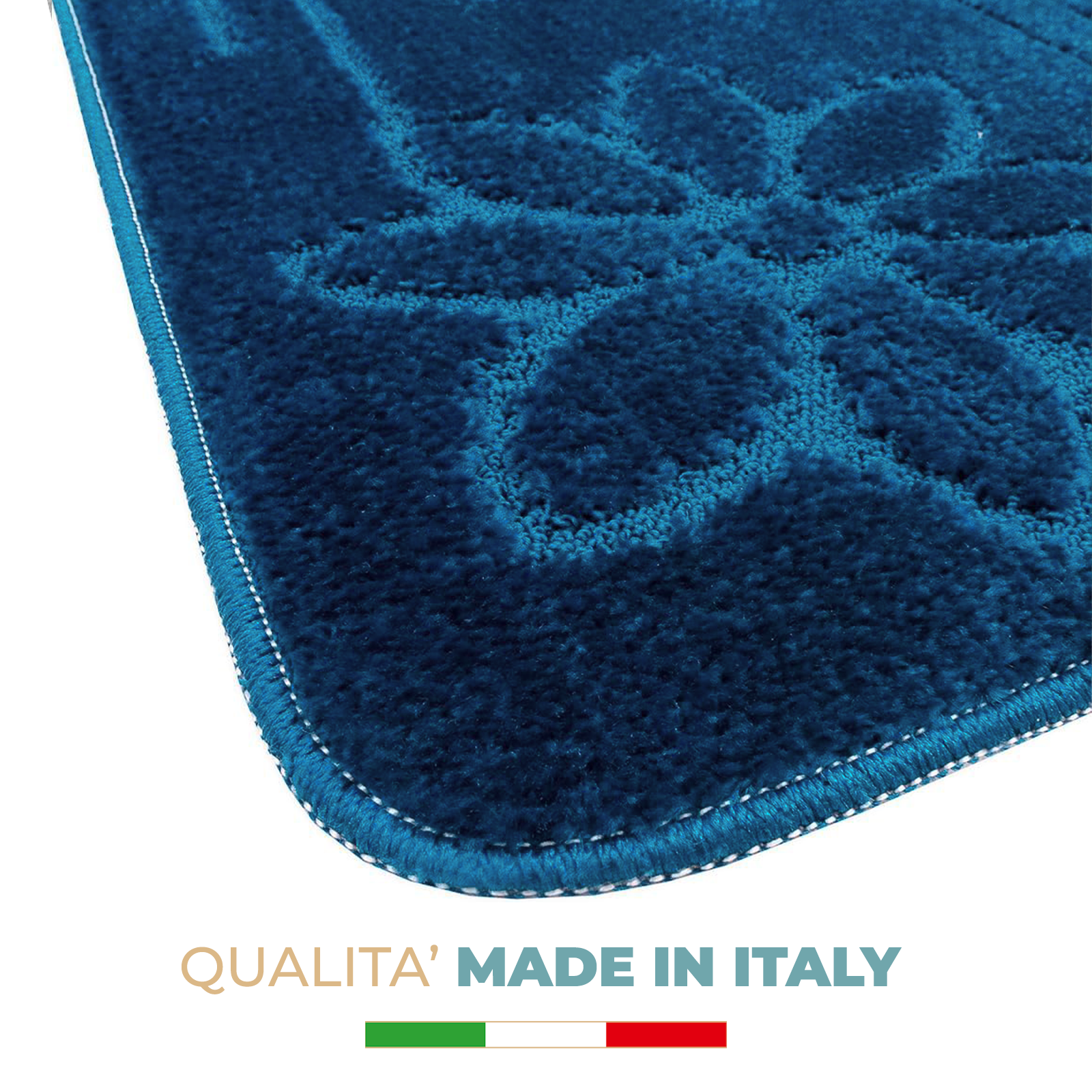 Tappeti Bagno Blu 2 Pezzi WohnDirect – 45x45 + 50x80 Cm – Antiscivolo, Lavabili In Lavatrice, Morbidi - 5