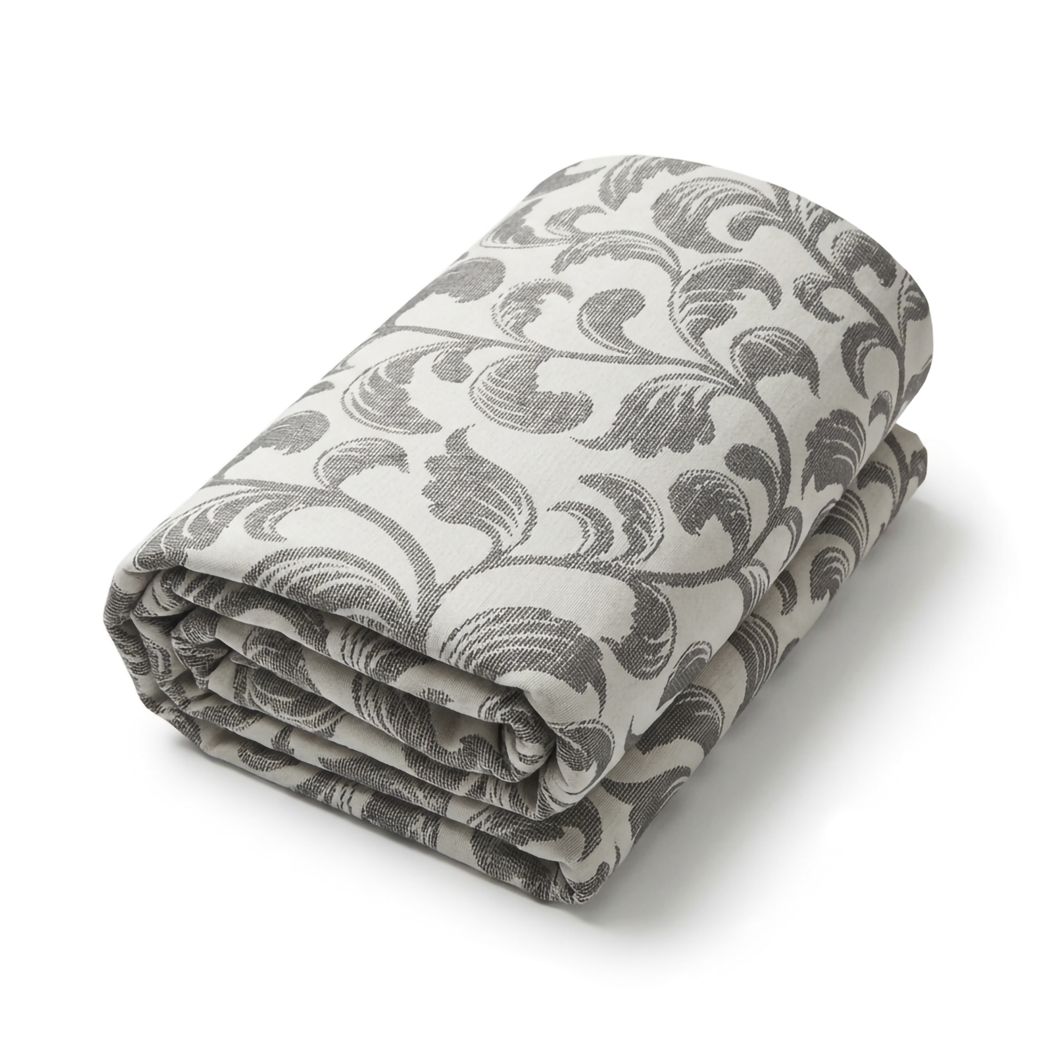 Grandfoulard Copritutto in Cotone Jacquard 270x270 cm – Copridivano Grande Multiuso Telo Arredo Floreale Copriletto Matrimoniale Leggero Lavabile Vari Colori