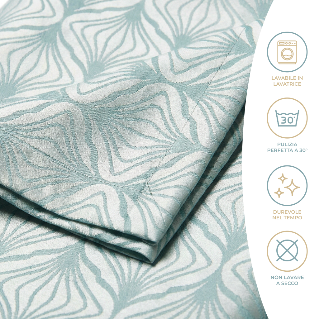 Grandfoulard Copritutto in Raso 270x270 cm – Copridivano Grande Multiuso, Telo Arredo Design Cerchi, Copriletto Matrimoniale Leggero Lavabile, Vari Colori