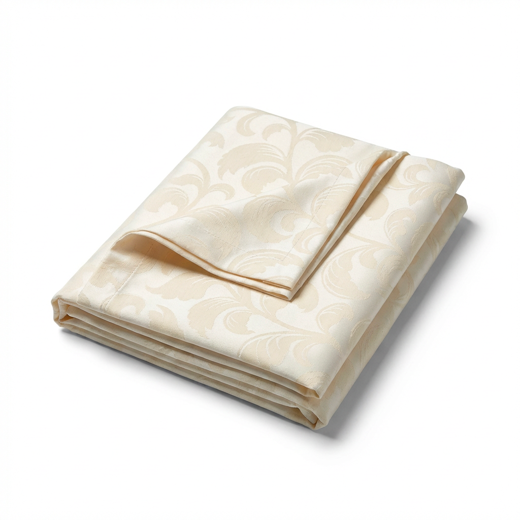 Grandfoulard Copritutto in Raso Jacquard 270x270 cm – Copridivano Grande Multiuso, Telo Arredo Floreale, Copriletto Matrimoniale Leggero Lavabile, Vari Colori