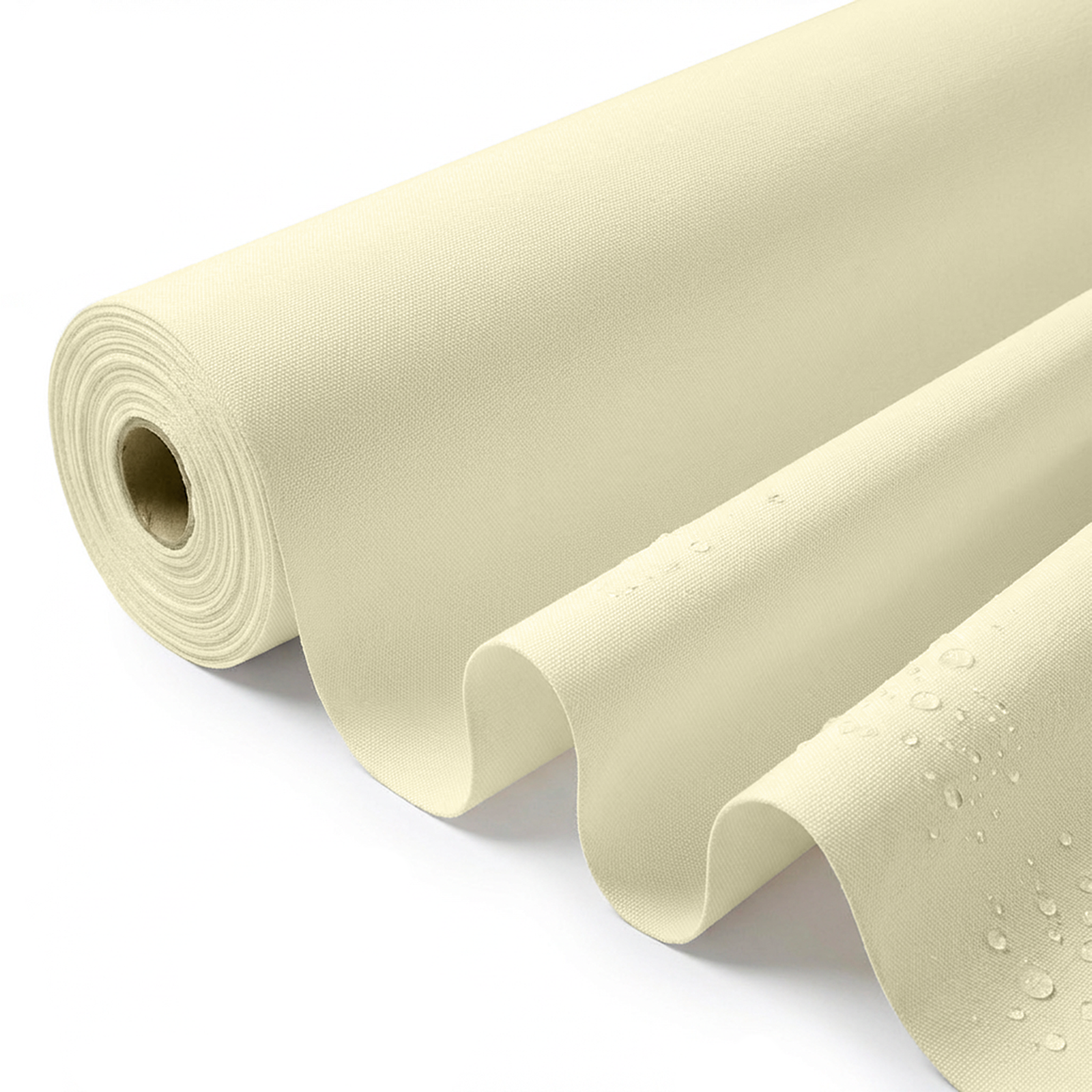 Tessuto Tela Ombreggiante Impermeabile da Esterno a Metraggio per Gazebo Pergolati e Sdraio Poliestere 285 gr/m² Colore Panna Bianco altezza 140