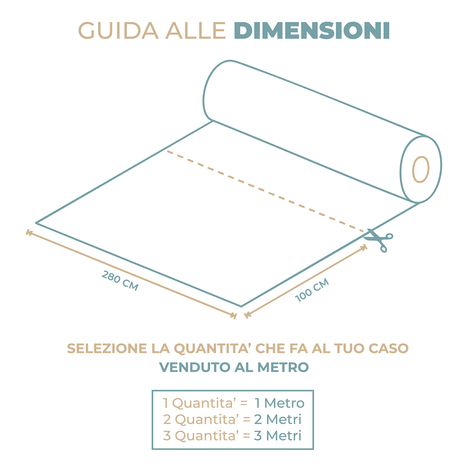 Tessuto a Metro Tinto in Filo a Righe Country 0,5 cm Altezza 280 cm misto cotone Vari Colori