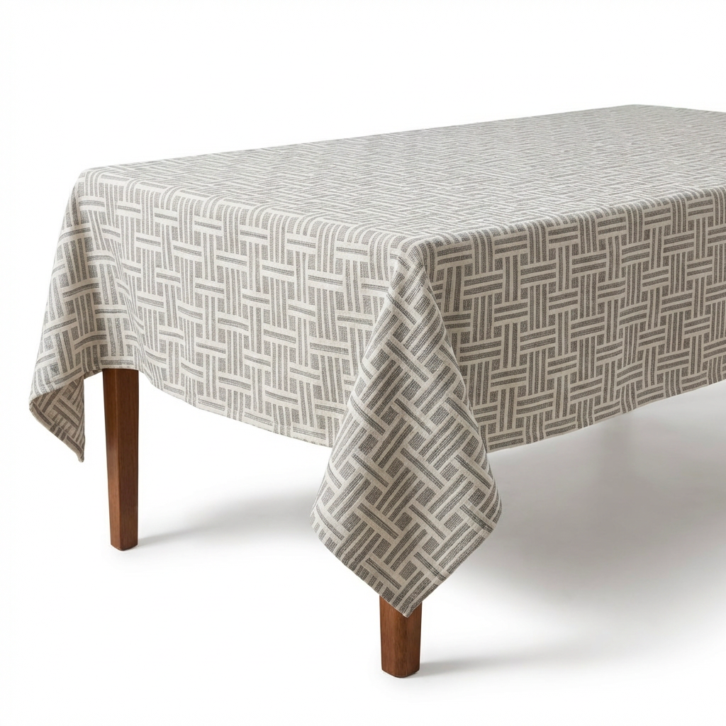 Tovaglia da Tavola Jacquard in Cotone Floreale Copritavolo Elegante Lavabile e Resistente per Cucina e Sala Disponibile in Varie Misure