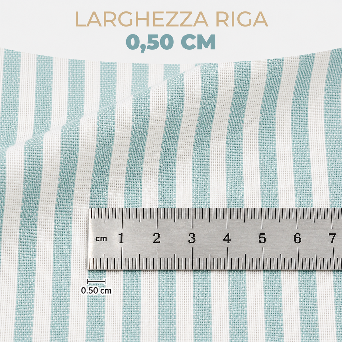 Tovaglia a Righe Country Tinto in Filo 50% Cotone 50% Poliestere  Riga 0,5 cm Rettangolare e Quadrata da 4 a 30 Posti Tavolo Buffet Vari Colori