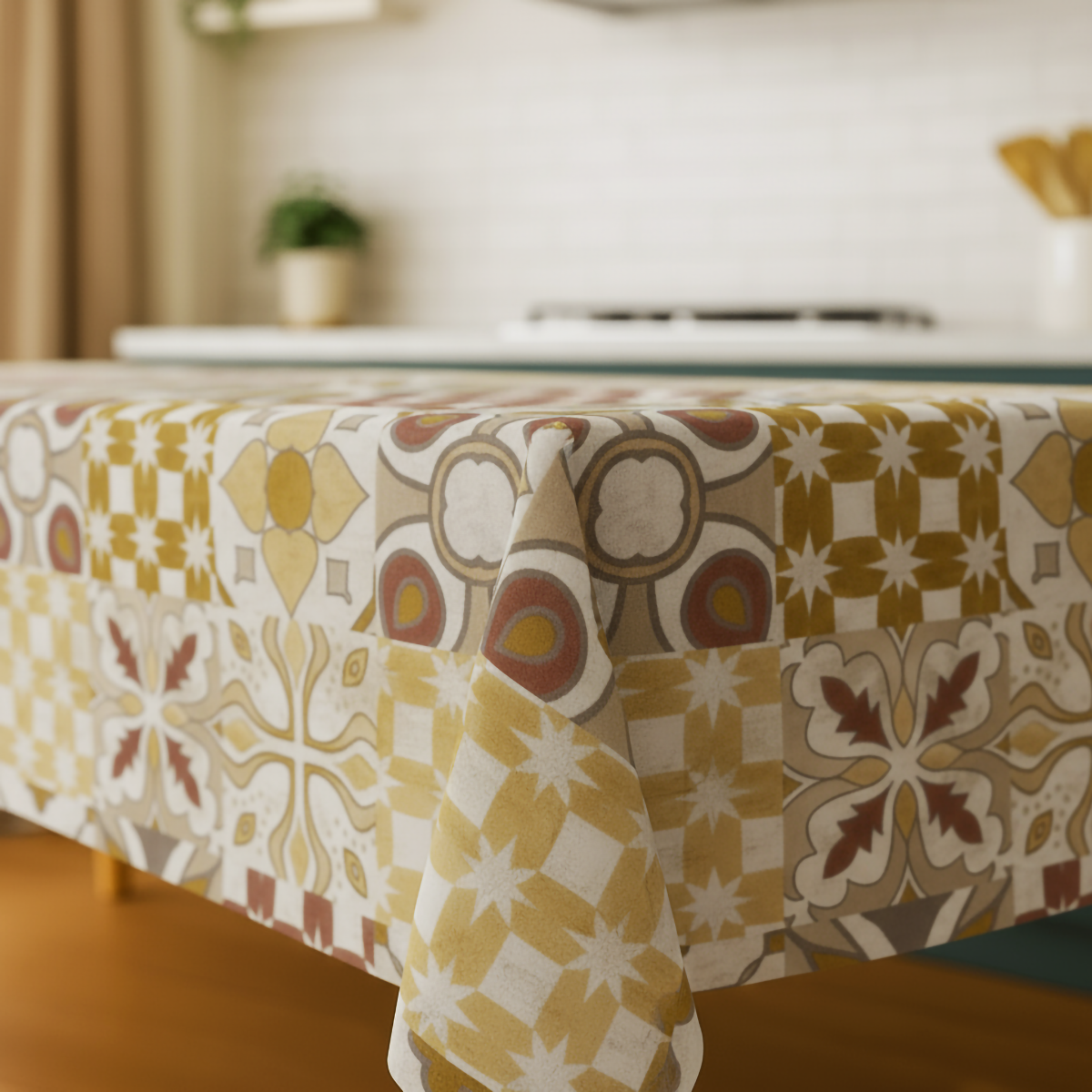 Tovaglia Rettangolare in Tela Cerata PVC a Quadro Grande Stile Country – Impermeabile, Antimacchia, Facile da Pulire – Per Interno ed Esterno – Varie Misure