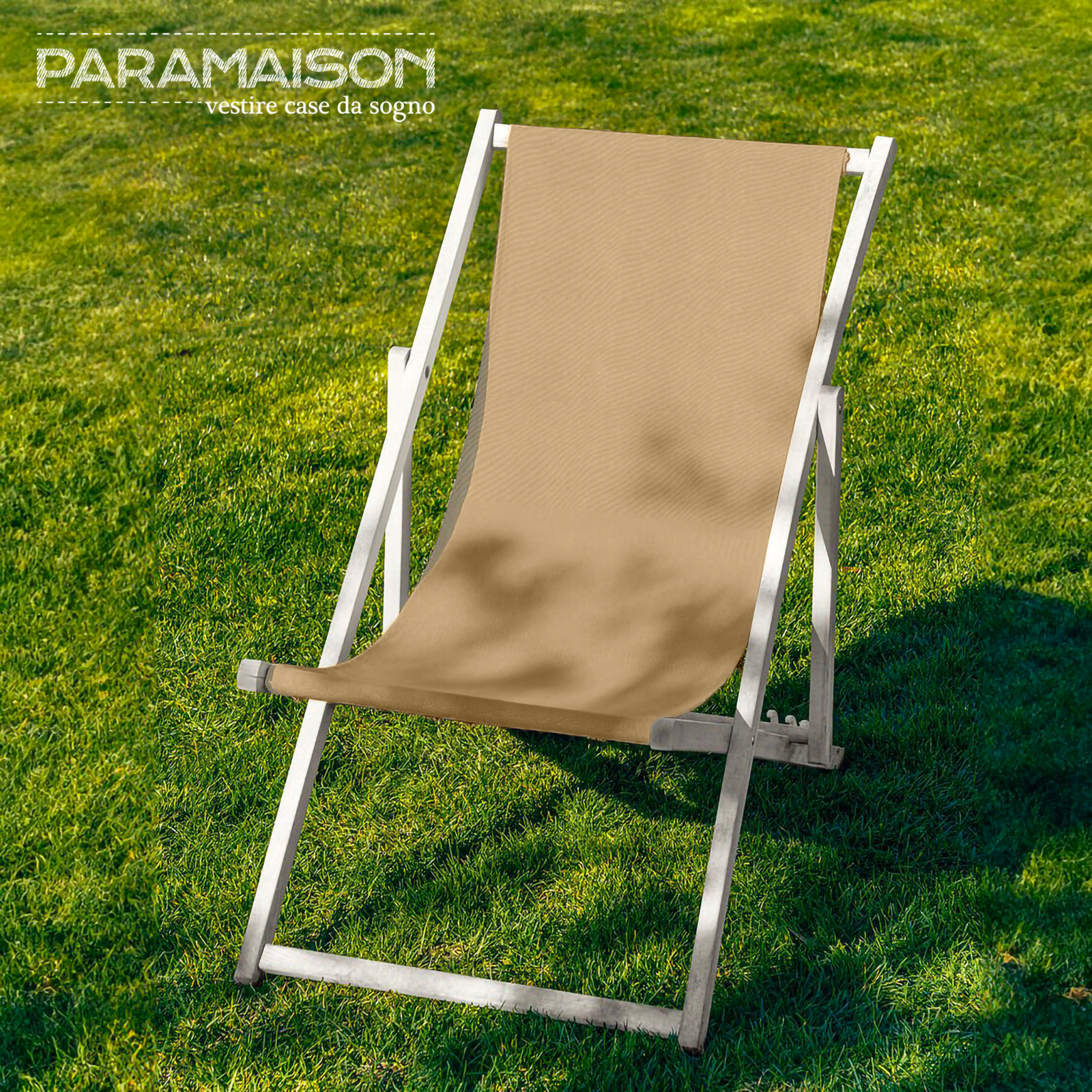 Tessuto a Righe per Sedie Sdraio  Larghezza 45 cm Colori Beige Blu Verde – Vendita al Metro