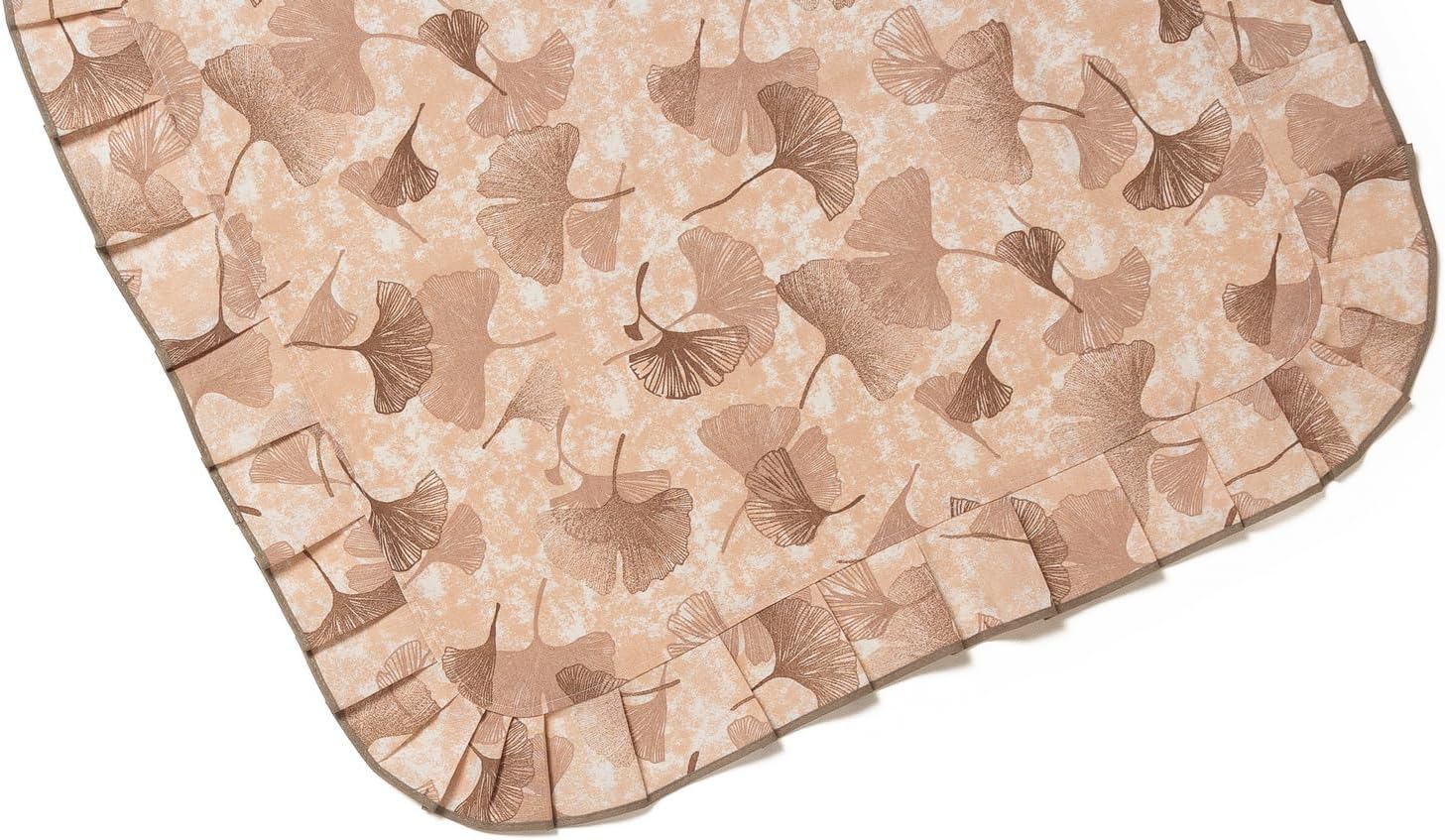 Tovaglia Copritavolo con Volant 6 Posti 140 x 170 cm Plastificata Rettangolare Antimacchia e Impermeabile Sinfonia
