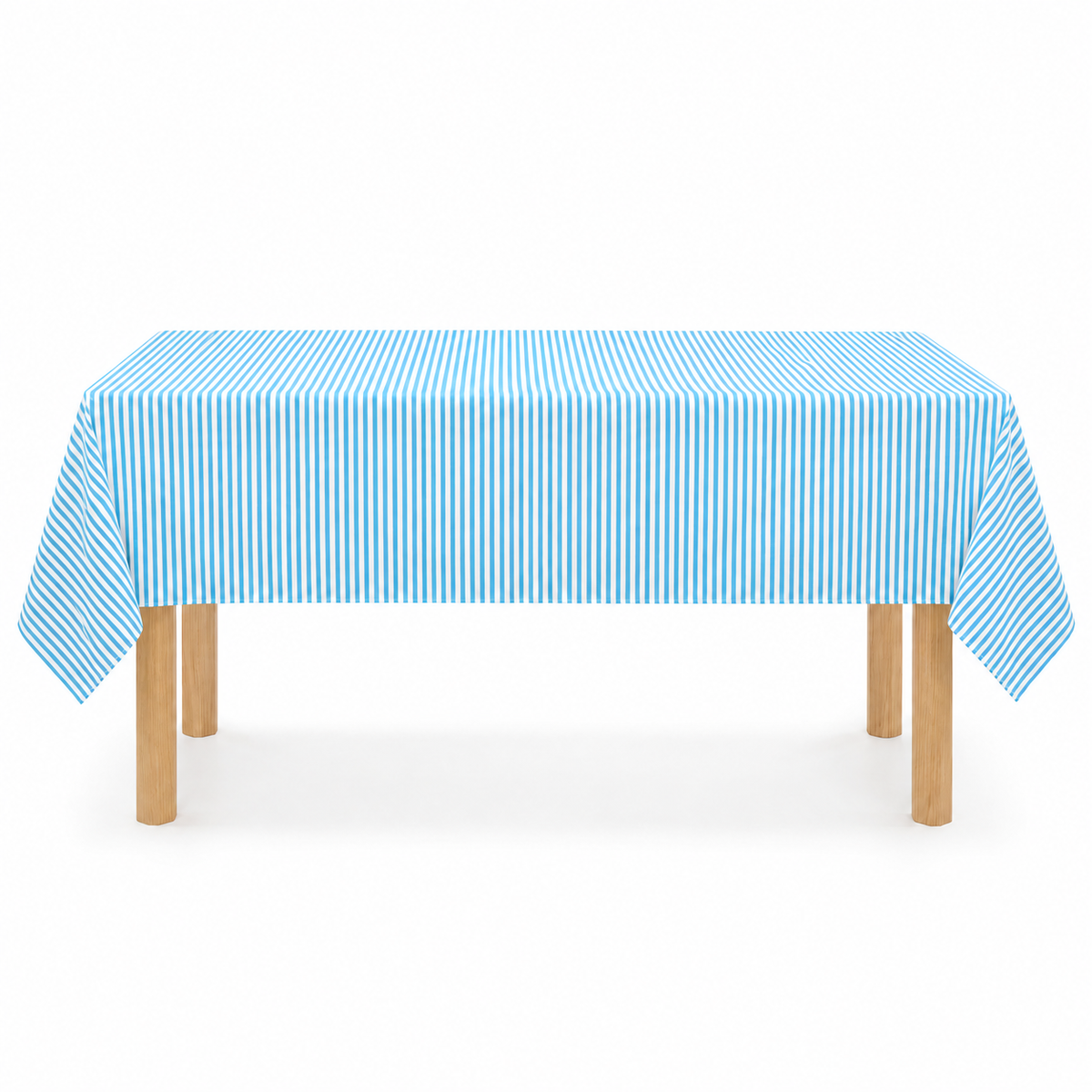 Tovaglia a Righe Country Tinto in Filo 50% Cotone 50% Poliestere  Riga 0,5 cm Rettangolare e Quadrata da 4 a 30 Posti Tavolo Buffet Vari Colori