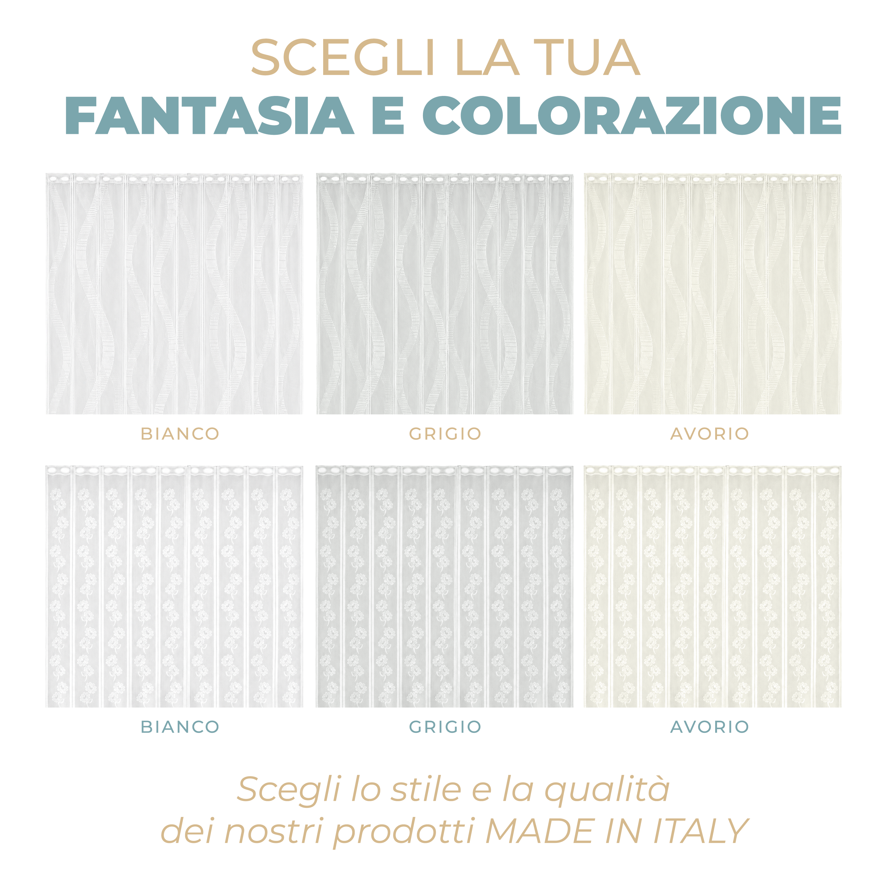 Tenda Zanzariera Waterproof con Fantasia Margherita Rete Antizanzare Piombata con Anelli Passanti per Interni ed Esterni Varie Misure