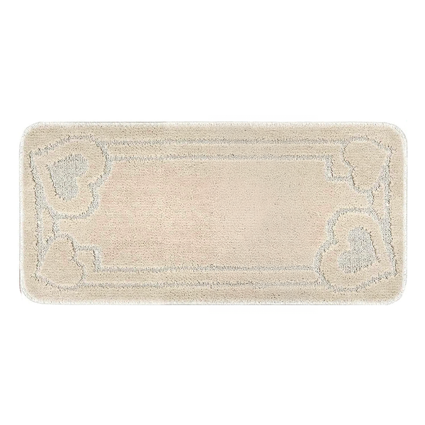 Tappetino da bagno antiscivolo, tappetino assorbente in morbida microfibra, motivo foglie verdi estive, lavabile in lavatrice, 50 x 80 cm | Leroy Merlin