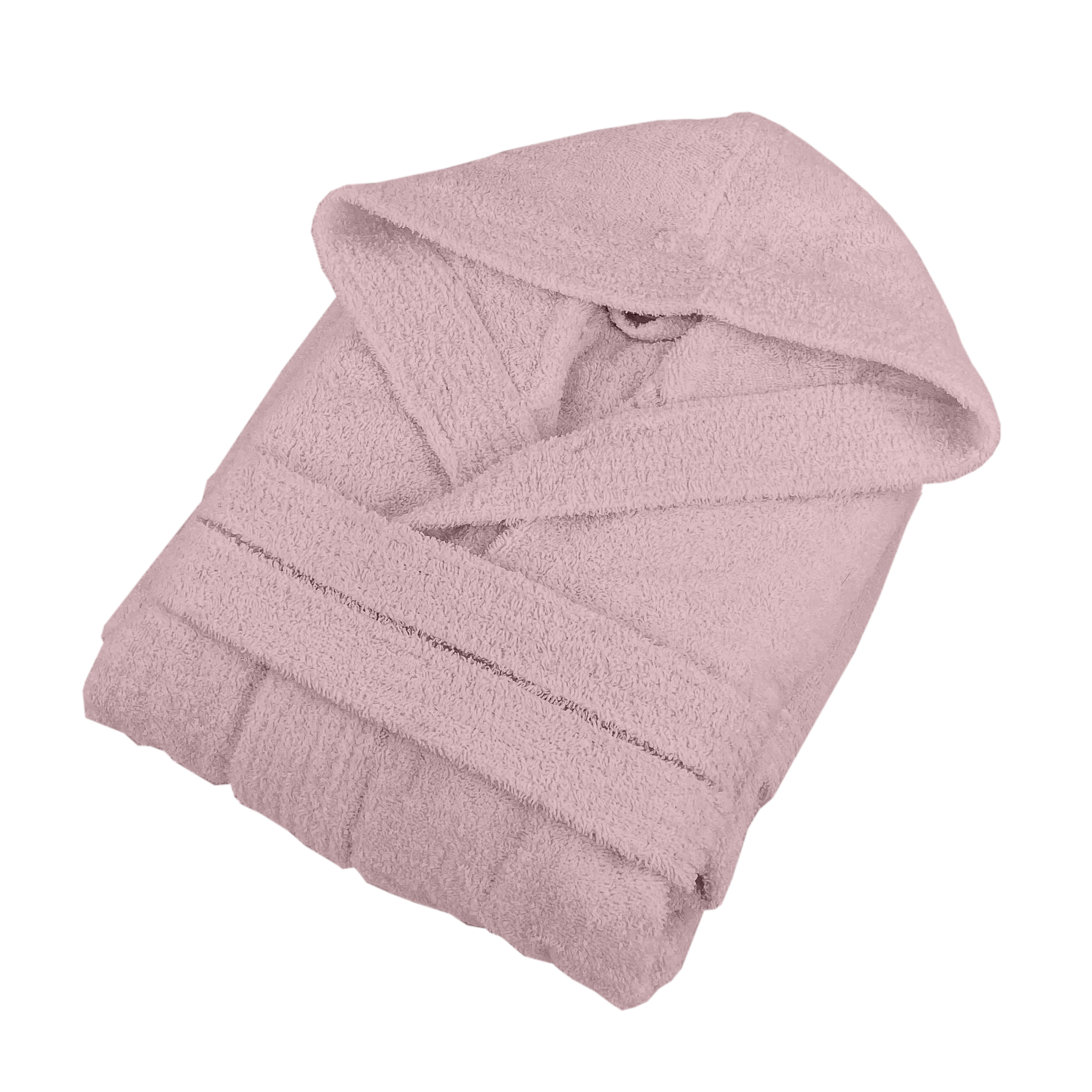 Accappatoio in Spugna di Cotone 420 g/m² con Cappuccio Uomo/Donna No Stiro Taglie S–XXL Vari colori